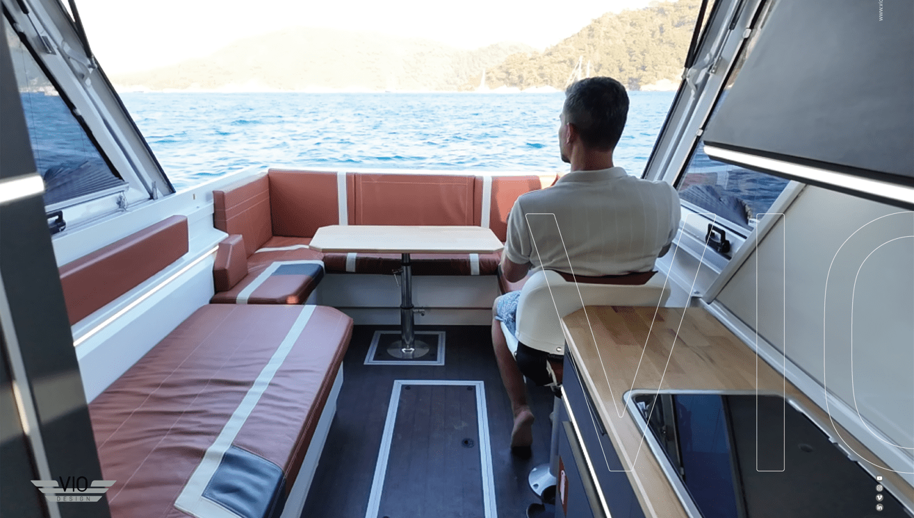 Vio Design Caravan Boat 7,5m – hybride woonboot aluminium - Foto 4