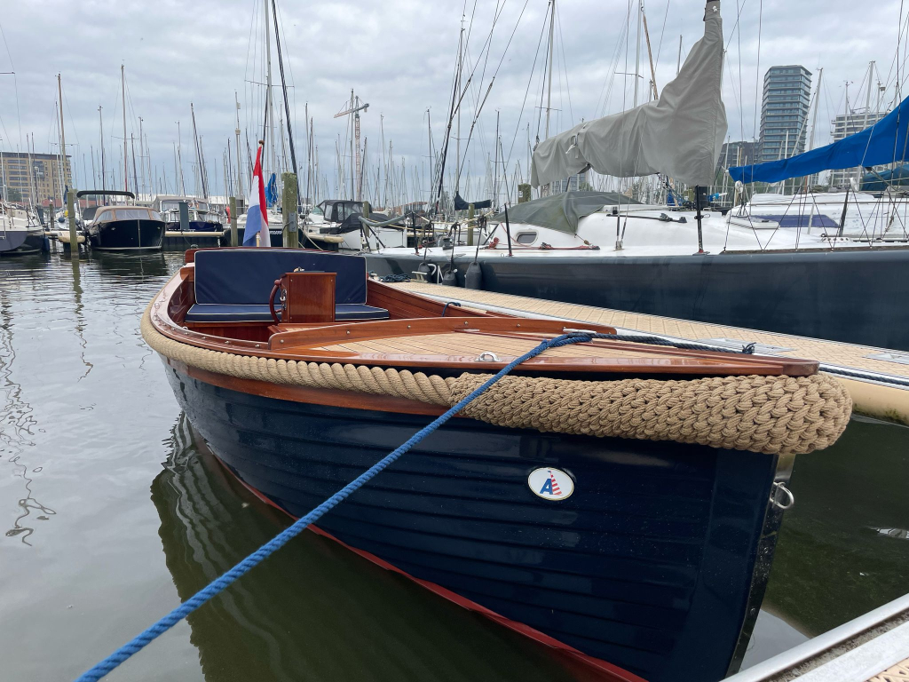 Akerboom Spiegelsloep 5.70 2002 – Mahonie & teak afwerking - Foto 2
