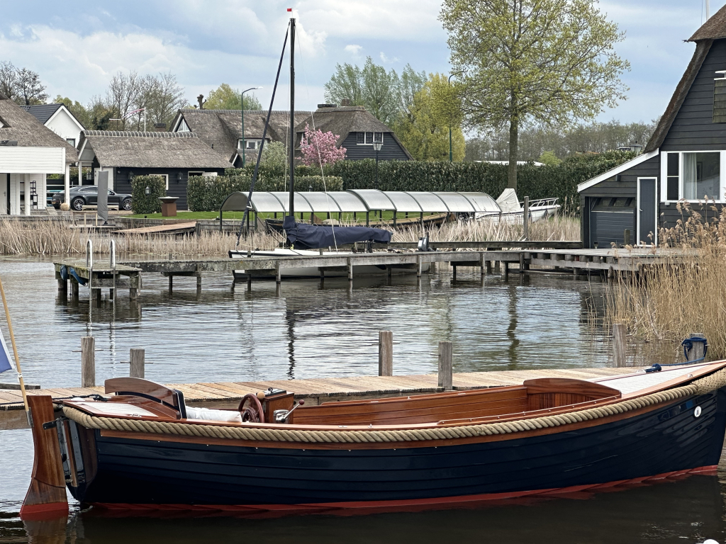 Akerboom Spiegelsloep 5.70 2002 – Mahonie & teak afwerking - Foto 12