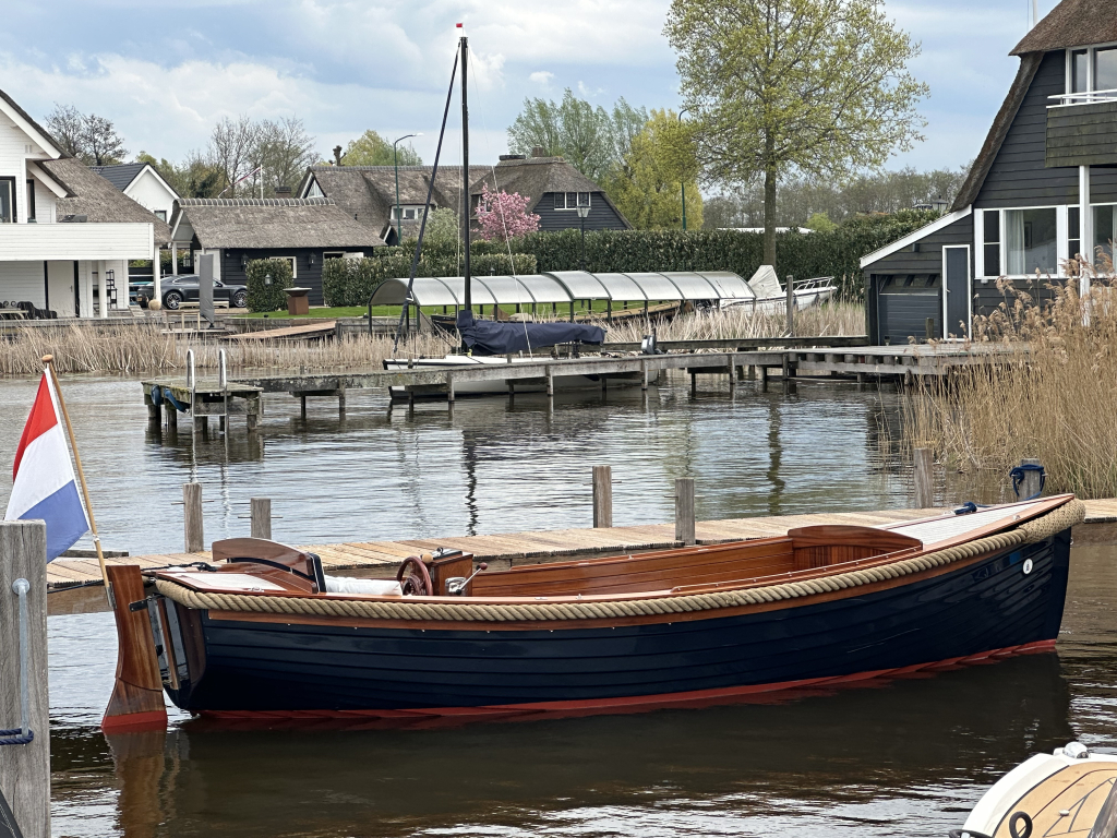 Akerboom Spiegelsloep 5.70 2002 – Mahonie & teak afwerking - Foto 13