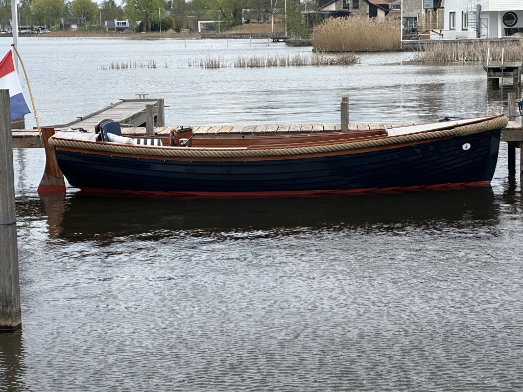 Akerboom Spiegelsloep 5.70 2002 – Mahonie & teak afwerking - Foto 14