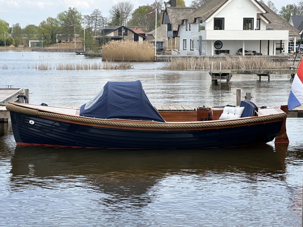 Akerboom Spiegelsloep 5.70 2002 – Mahonie & teak afwerking - Foto 17