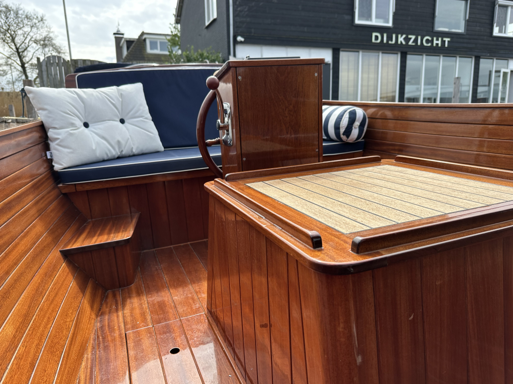 Akerboom Spiegelsloep 5.70 2002 – Mahonie & teak afwerking - Foto 5