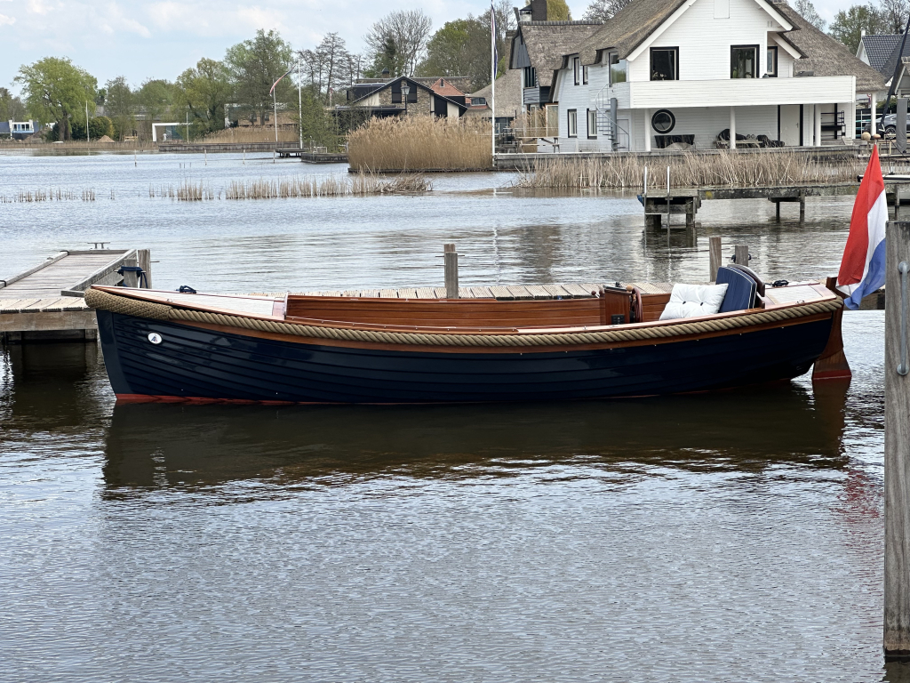 Akerboom Spiegelsloep 5.70 2002 – Mahonie & teak afwerking - Foto 10