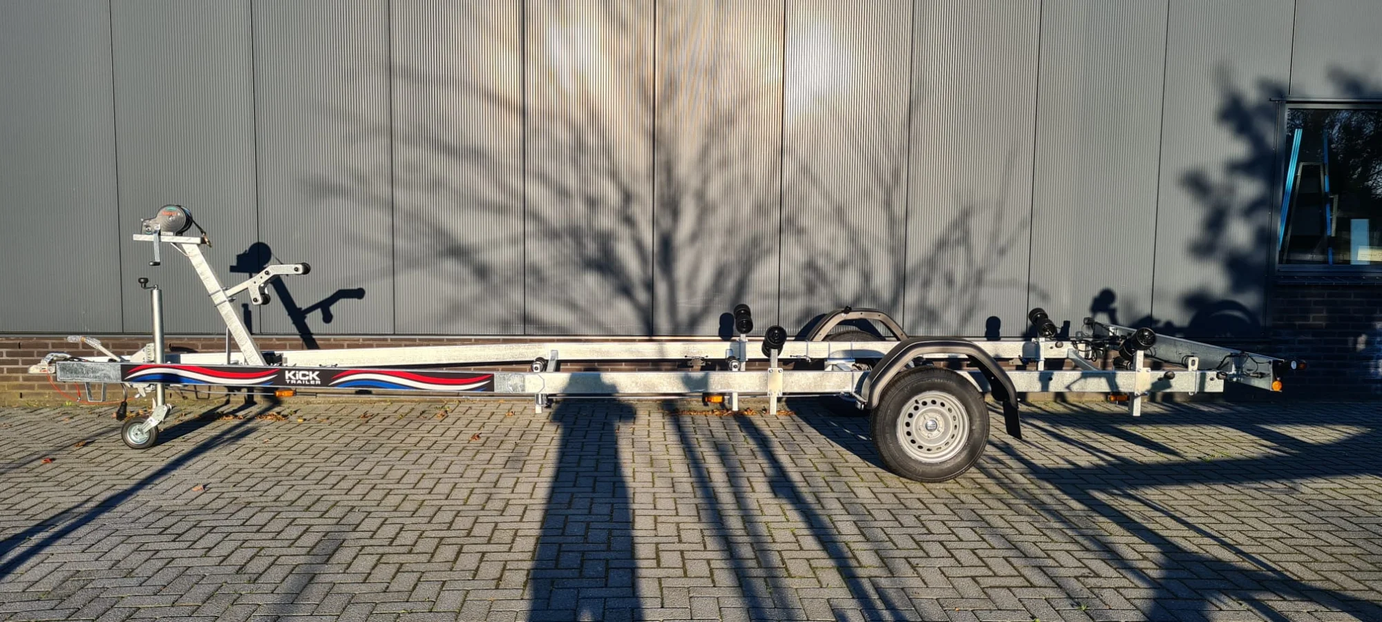 KT1800 Kicktrailer Boottrailer met Nederlands Kenteken, Geremd - 1800kg - Foto 1
