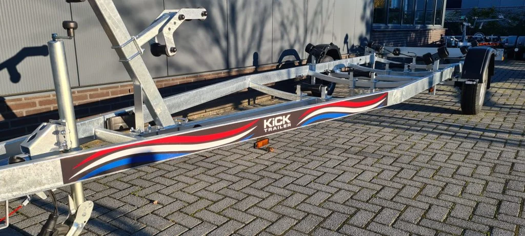 KT1800 Kicktrailer Boottrailer met Nederlands Kenteken, Geremd - 1800kg - Foto 3