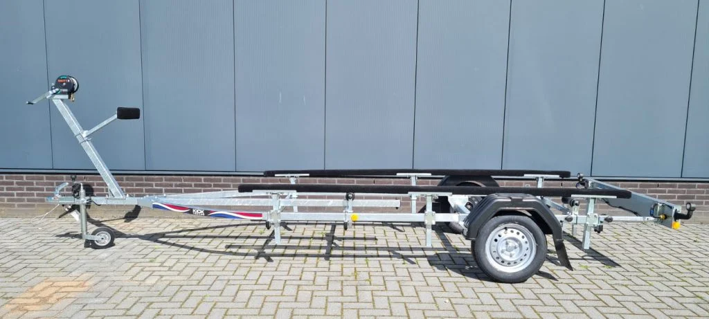 KT750p Platbodem trailer (750kg), Ongeremd - Foto 1