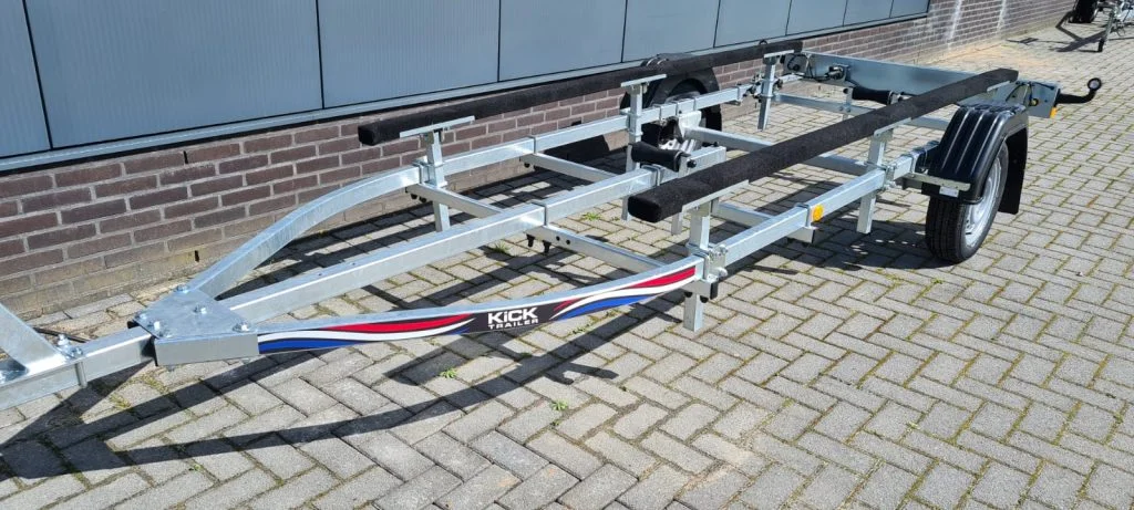 KT750p Platbodem trailer (750kg), Ongeremd - Foto 2