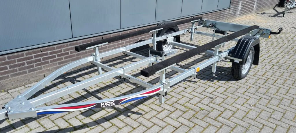 KT750p Platbodem trailer (750kg), Ongeremd - Foto 4