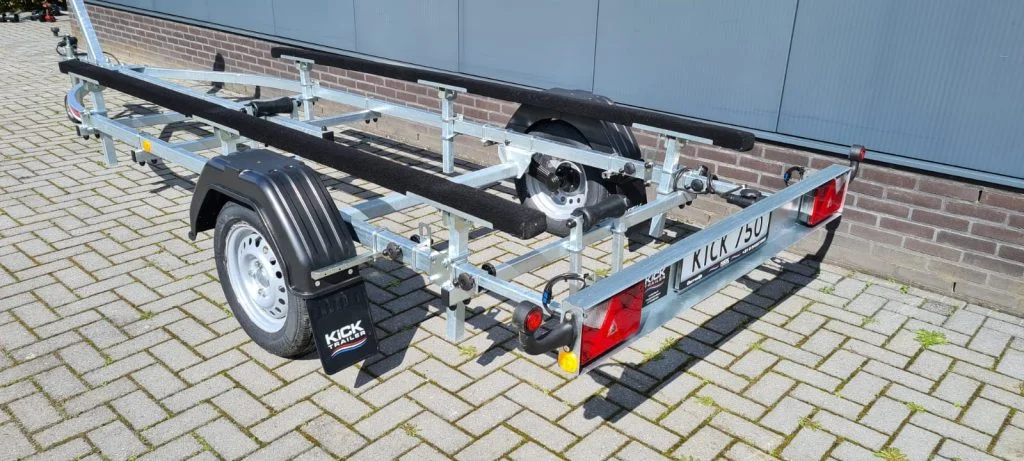 KT750p Platbodem trailer (750kg), Ongeremd - Foto 6