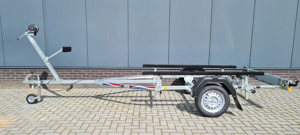KT500p Kick Trailer ongeremde Platbodem Trailer 4.3m - Foto 1