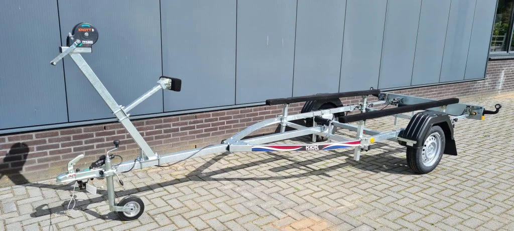 KT500p Kick Trailer ongeremde Platbodem Trailer 4.3m - Foto 2
