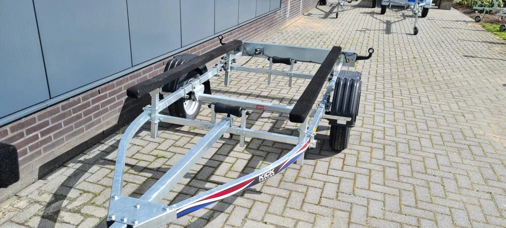 KT500p Kick Trailer ongeremde Platbodem Trailer 4.3m - Foto 3