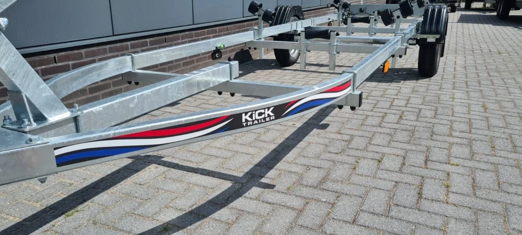 KT750XL Kick Boottrailer voor boten 5.20-6.30m - 750KG - 100Km/u Duitsland, Ongeremd - Foto 3