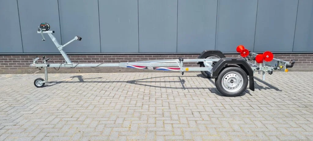 KT500r Kick trailer ongeremde Rubberboottrailer 4.3m met 100km/h Keuring - Foto 1