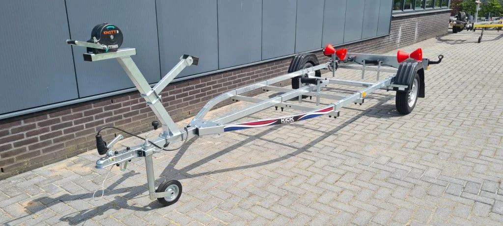 KT750r Kick trailer Rubberboottrailer - Ongeremd, 750 KG - Foto 2