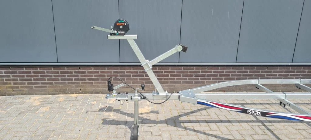KT750r Kick trailer Rubberboottrailer - Ongeremd, 750 KG - Foto 4