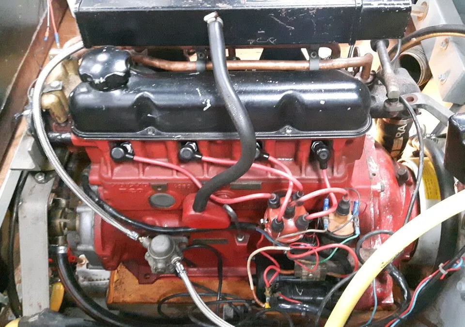 Pedrazzini Cavallino 570 1971 – houten speedboot met Volvo Penta - Foto 2