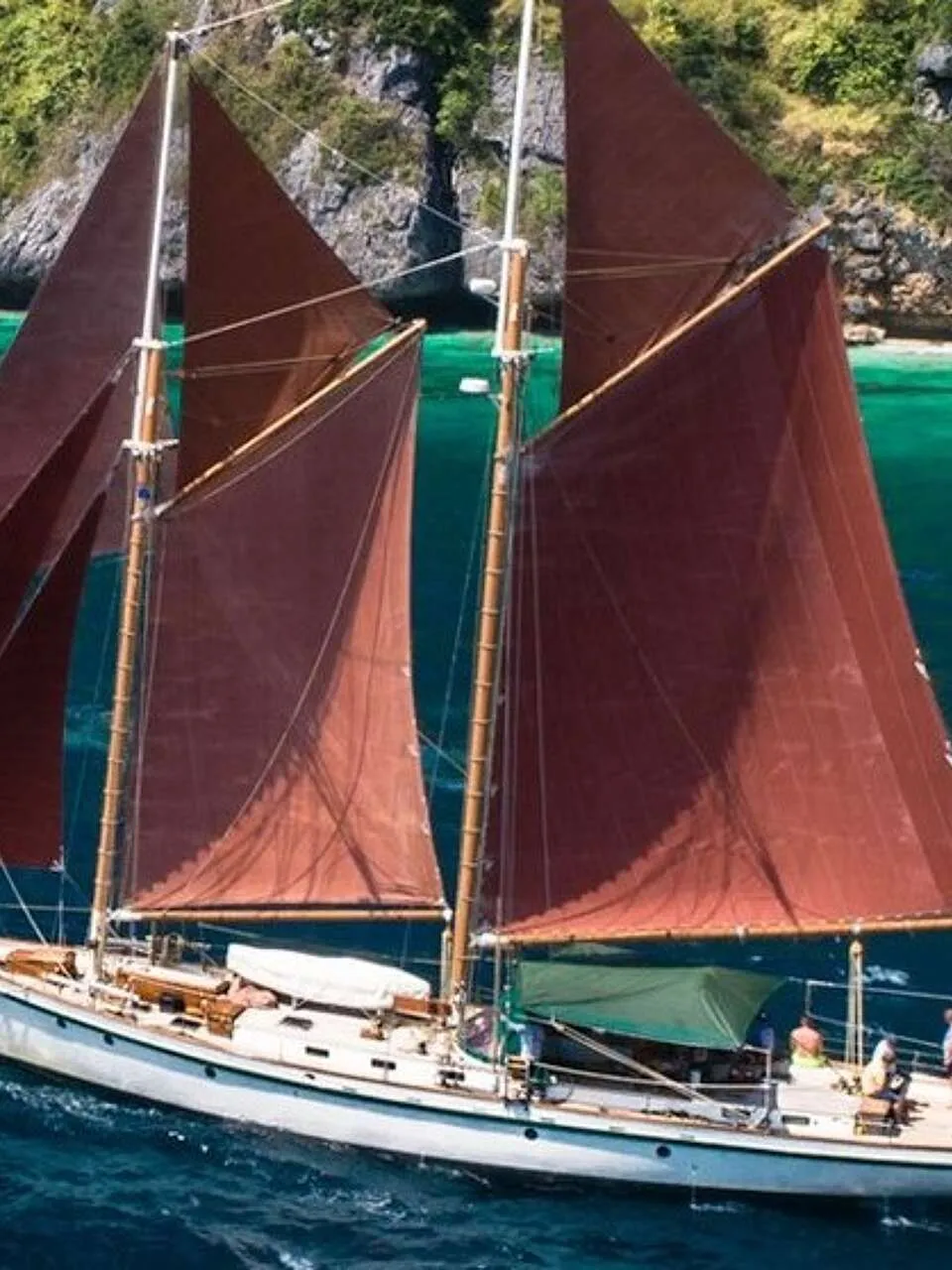 Schoener 30M 1990 – herbouwde stalen Hout Bay explorer - Foto 3