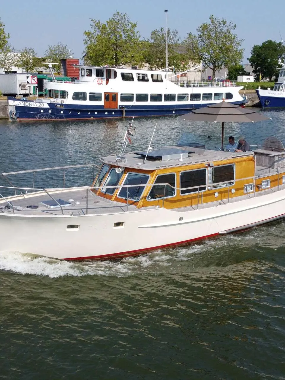 Van Garsse Bakdekkruiser 12.80 (1968) – Klassiek Stalen Motorjacht - Foto 2