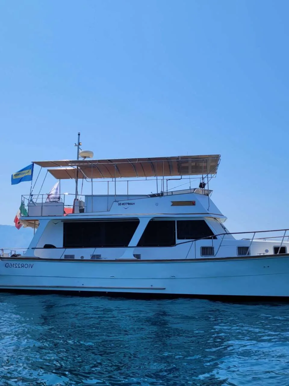 Hampton 50 Europa 2001 – Dubbele Diesel Trawler Motorjacht - Foto 1