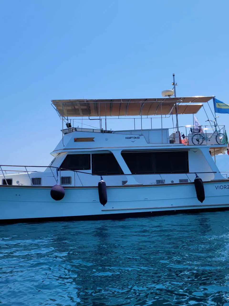 Hampton 50 Europa 2001 – Dubbele Diesel Trawler Motorjacht - Foto 2