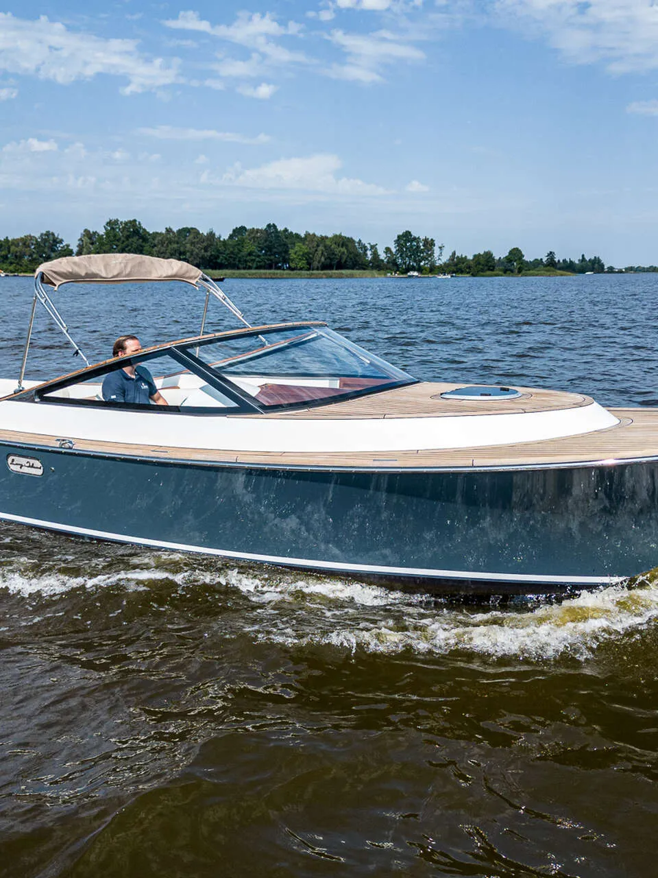 Long Island 33 Runabout 2020 – hybride dagboot met teak dek - Foto 1