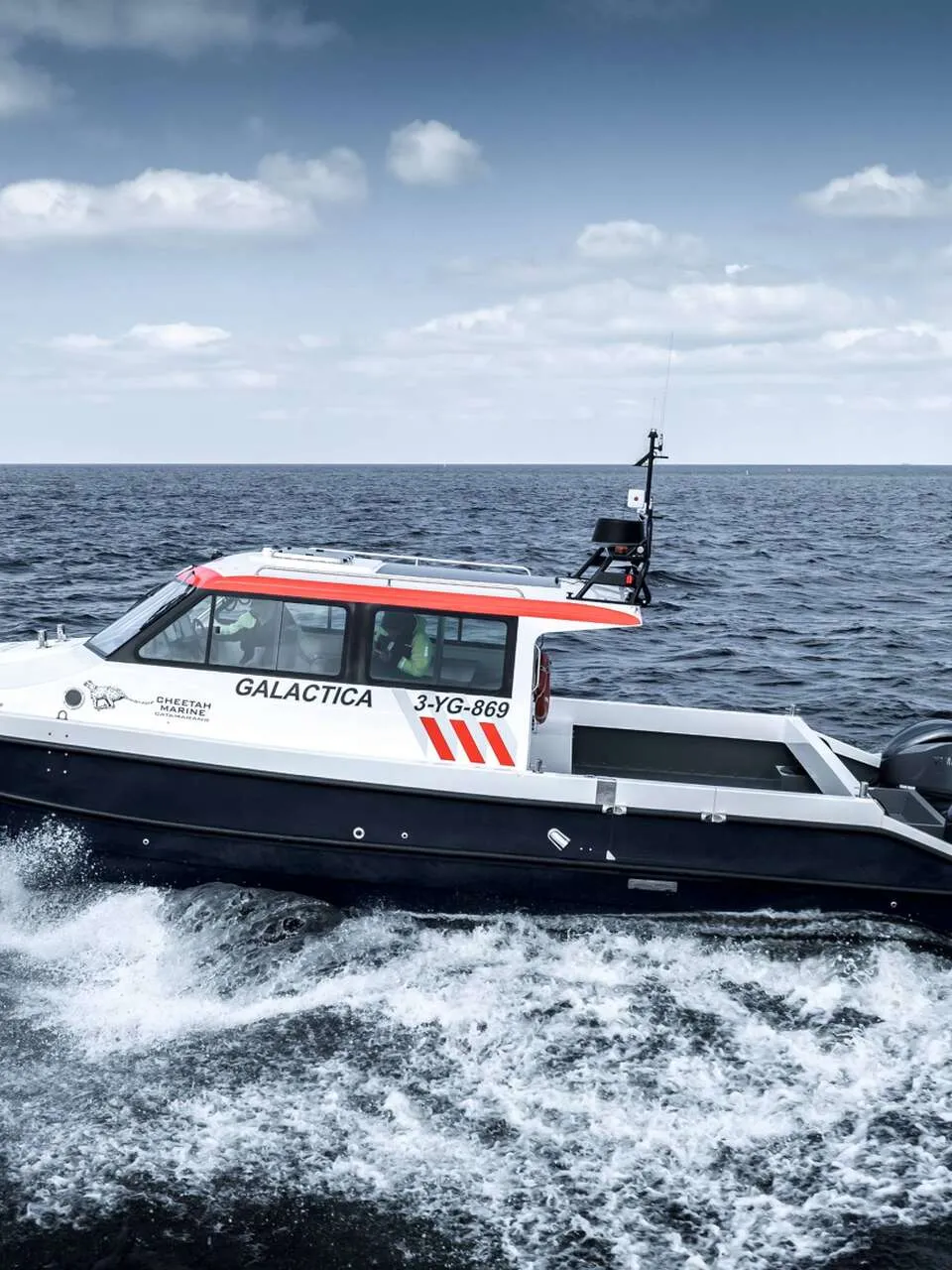 Cheetah Catamaran 10.20 2023 – Gecertificeerd Werkbootplatform - Foto 2