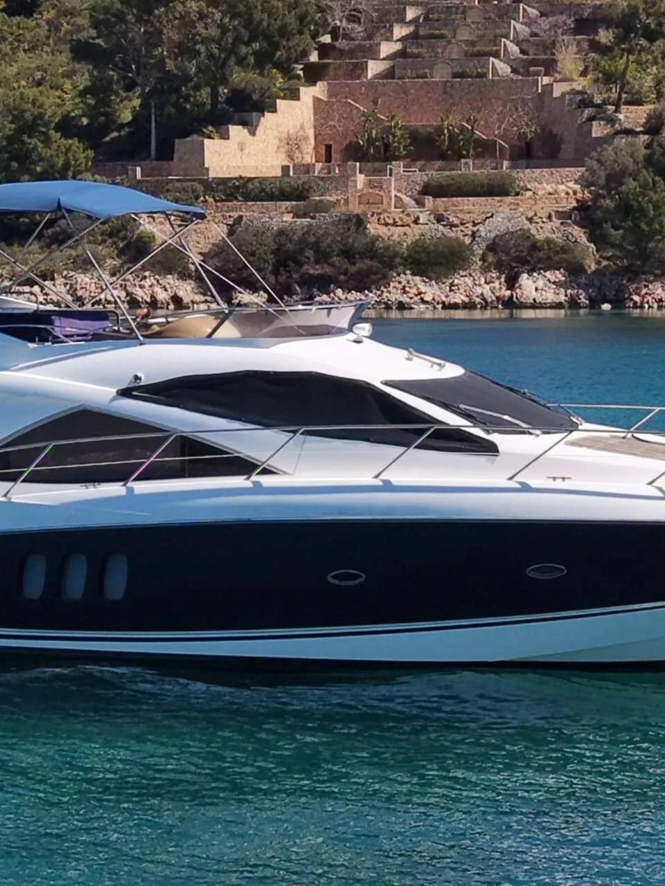 Sunseeker Manhattan 50 2004 – Flybridge met mediterrane ligplaats - Foto 1
