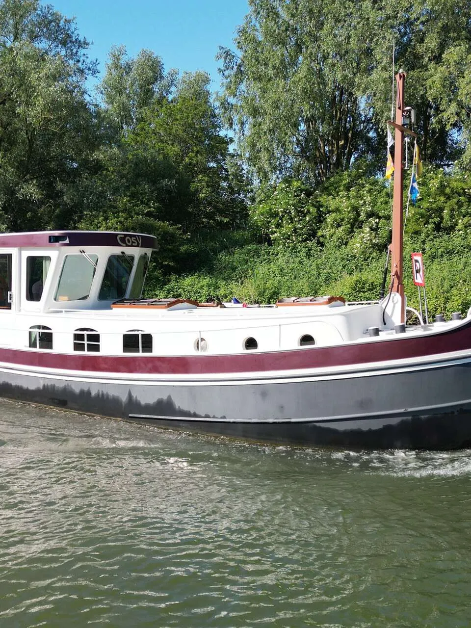 Euroship Luxe Motor 1500 2007 – Stalen Woonschip/Kruiser - Foto 1