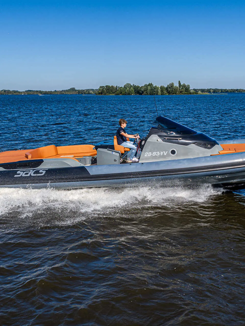 Sacs 47 Motorjacht 2016 – Snelle RIB met Dubbele Mercruiser - Foto 2