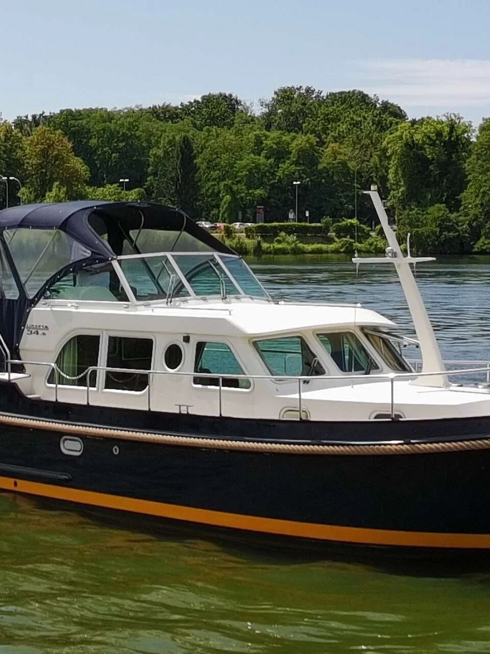 Linssen 34.9 Sedan 2012 – Stalen binnenvaartkruiser met AC - Foto 2