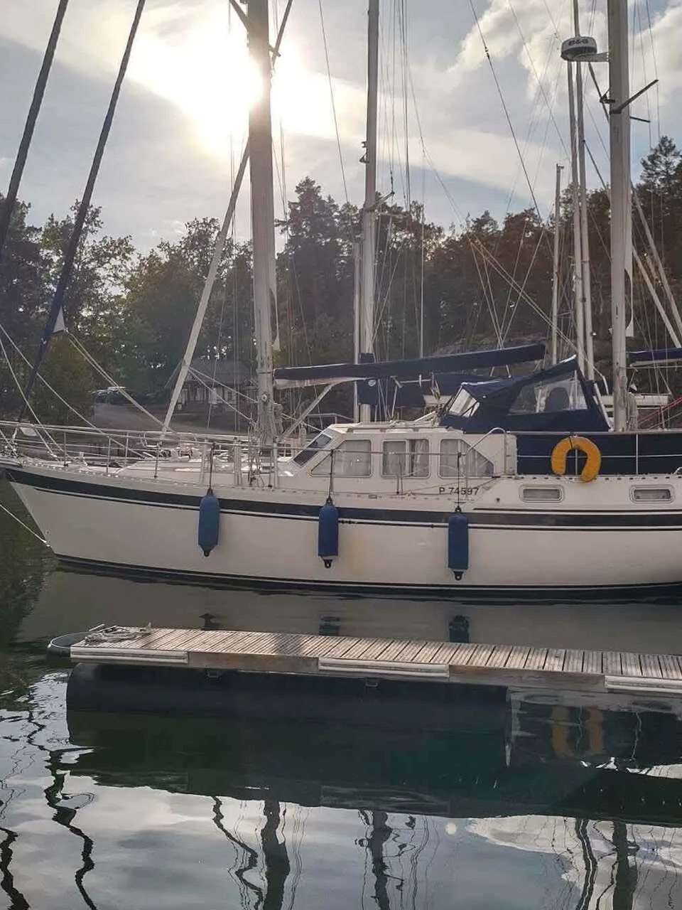 Nauticat 40 1986 – stuurhuis zeiljacht van Siltala Yachts - Foto 2