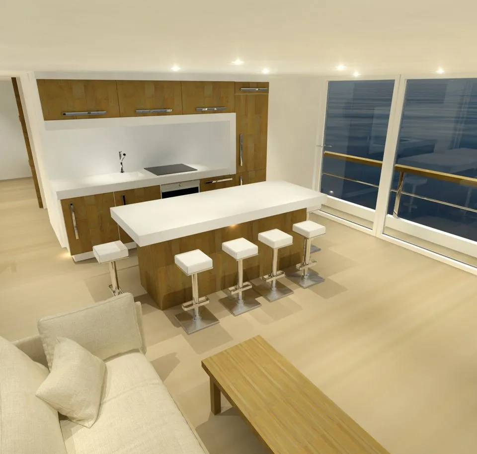 Houseboat The Yacht House 50 2026 – nieuwbouw woonboot 12m - Foto 3