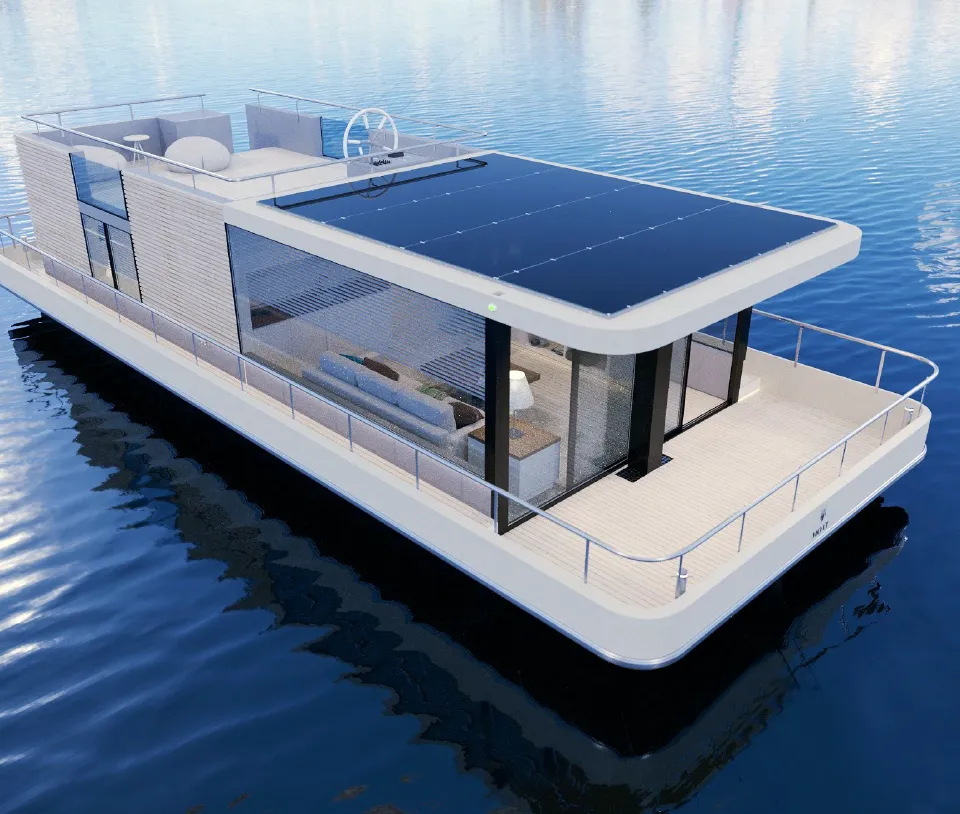 MX4 Houseboat 2026 – Stalen sailing houseboat met split-level - Foto 2