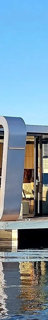Perla E-vision 42 2025 – Aluminium elektrische houseboat - Foto 1