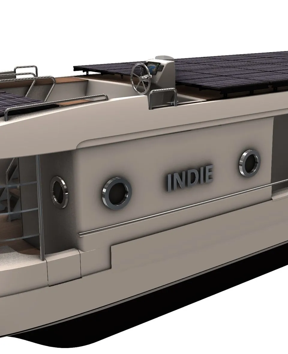 Hausbootgeist INDIE 2025 – 14,8m duurzame woonboot met zonne-energie - Foto 2