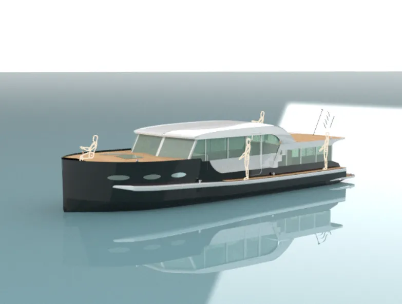 Pure Boating Fifty / Fifty 2025 – HDPE woonjacht met jachtuitstraling - Foto 2