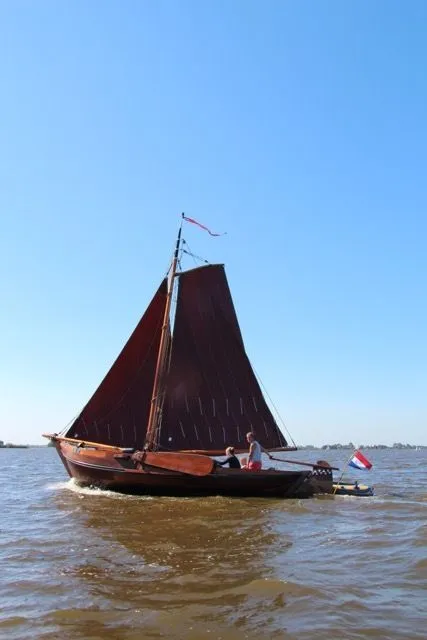 Visserman Pluut 9.00 1967 – authentieke platbodem uit Spakenburg - Foto 3