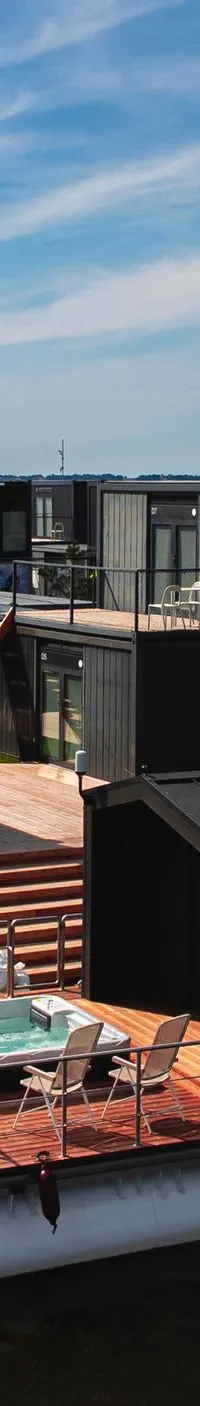 Twin M-Cabin Houseboat 2026 – Nieuwbouw woonboot met catamaran-drijvers - Foto 14