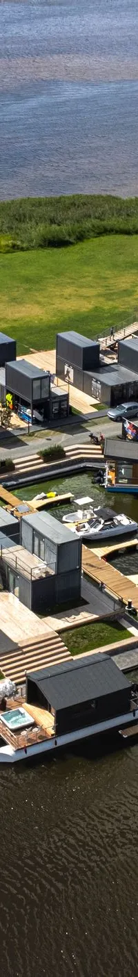 Twin M-Cabin Houseboat 2026 – Nieuwbouw woonboot met catamaran-drijvers - Foto 9