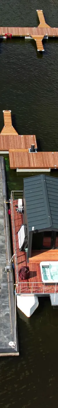 Twin M-Cabin Houseboat 2026 – Nieuwbouw woonboot met catamaran-drijvers - Foto 10