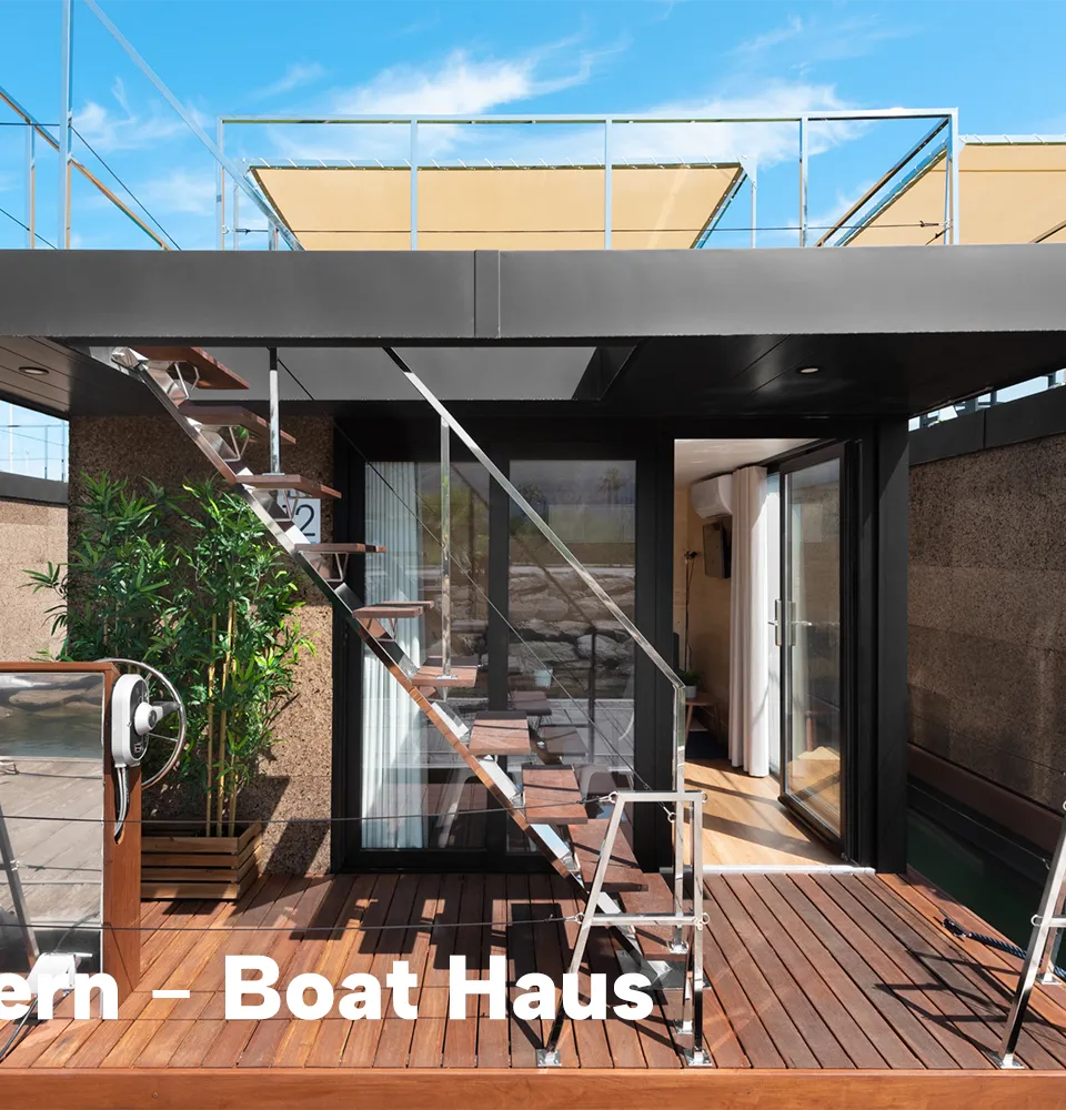 Boat Haus Mediterranean 8X4 2023 – Houseboat met rendement - Foto 1