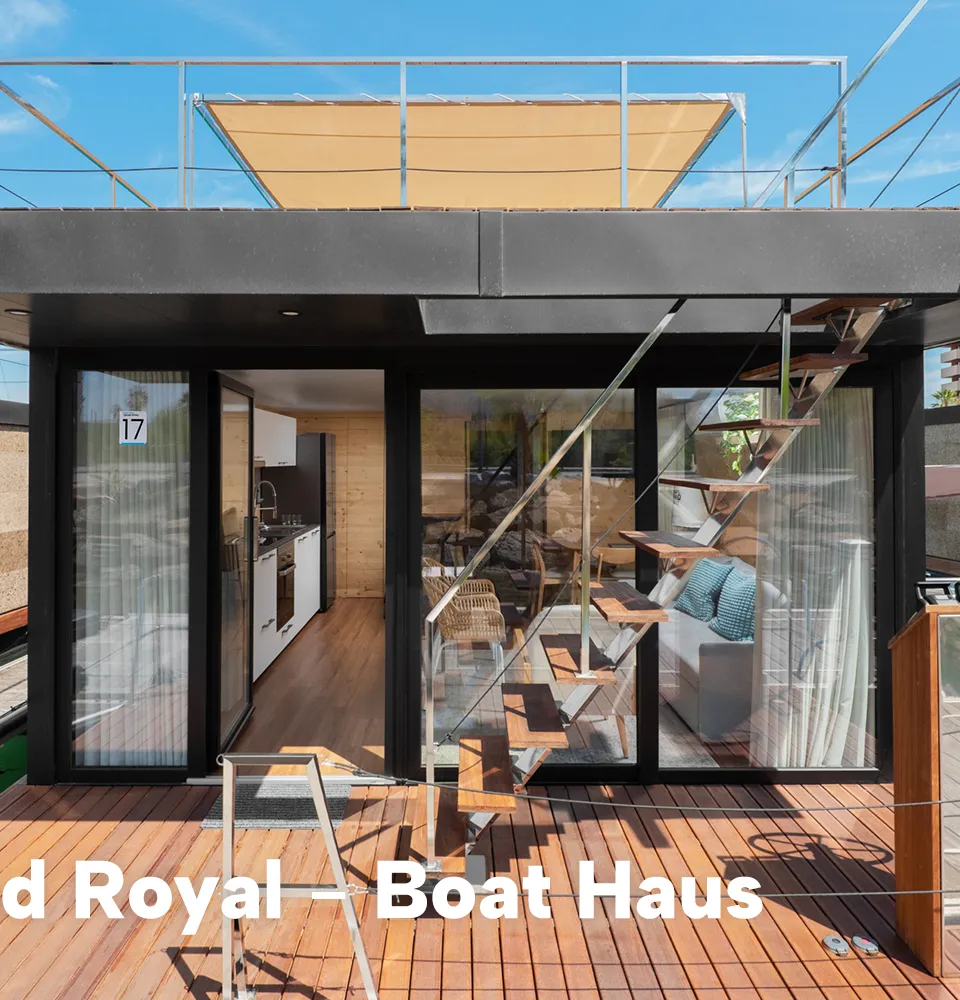 Boat Haus Mediterranean 12X4,5 ROYAL 2023 – Houseboat met investering - Foto 1