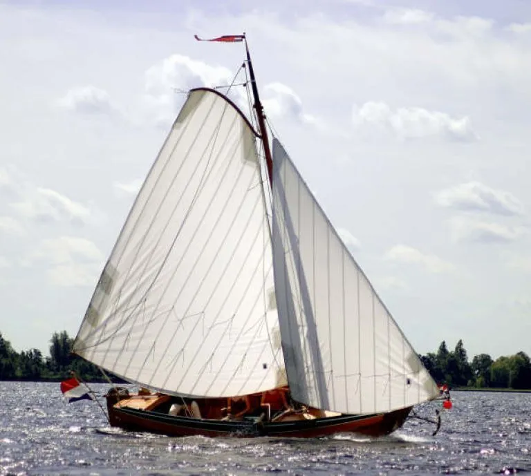 Van Der Meulen Schouw 700 1970 – gerestaureerde zeilschouw - Foto 2