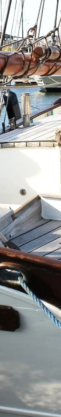 Zeegaand Zeilschip Galjas 1978 – Houten s-spant met achterspiegel - Foto 4