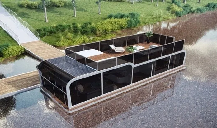Houseboat HB 35 2026 – aluminium catamaran met ISMA-systeem - Foto 2
