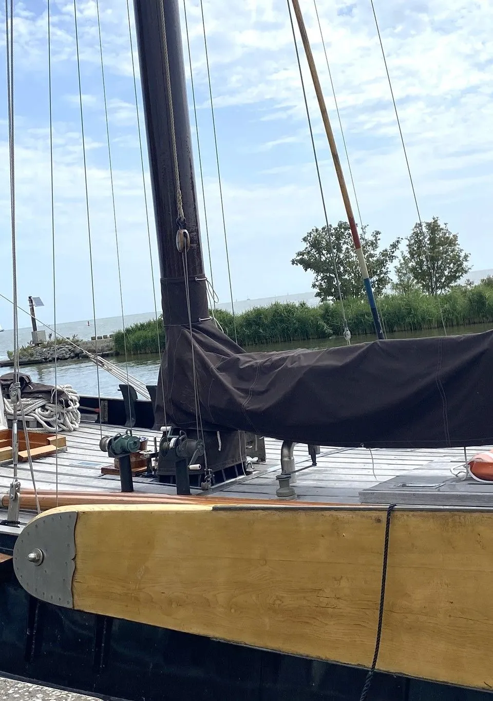 Schokker 14.00 m 1963 – Authentieke stalen zeilboot - Foto 3