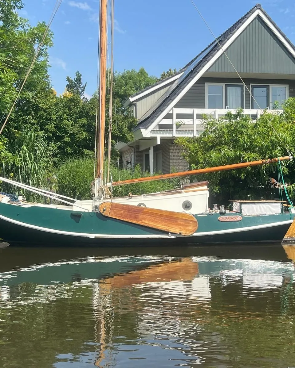 Blok Zeeschouw 7.50 1978 – Wendbare platbodem met nieuwe motor - Foto 2