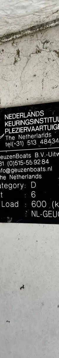 Geuzenvalk 670 (2005) – open zeilboot met nieuwe motor - Foto 7
